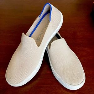 Rothy’s The Sneaker Slip-on Sand color Size 6